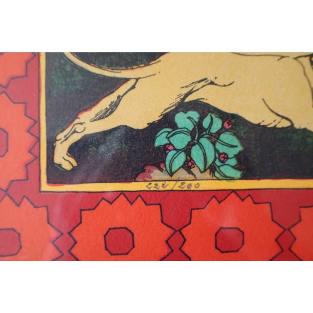 Late 20th Century Vintage Diana Bennett “Royal Bird Hunters” Signed Lithograph, 224/300 For Sale - Image 5 of 18
