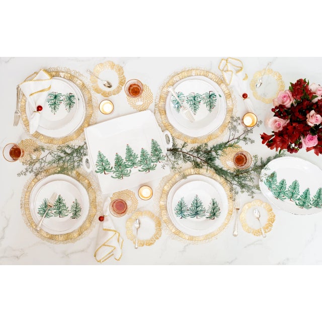 Delight in the magic of the holiday season with the Lastra Holiday Oval Platter. Whether you are hosting a winter brunch...