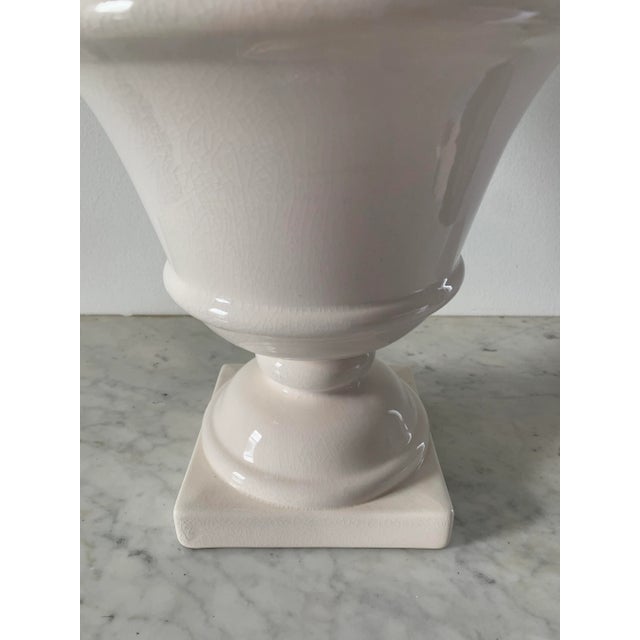 Mid-Century White Glazed Ceramic Fruit Topiary For Sale In South Bend - Image 6 of 14