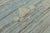 Modern Hand-Knotted Gabbeh Wool Rug – Minimalist Blue & Grey Geometric Tribal For Sale In New York - Image 6 of 8