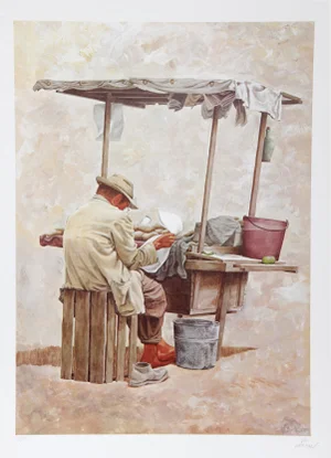 Vic Herman 'Store Keeper From Guadalajara' Print