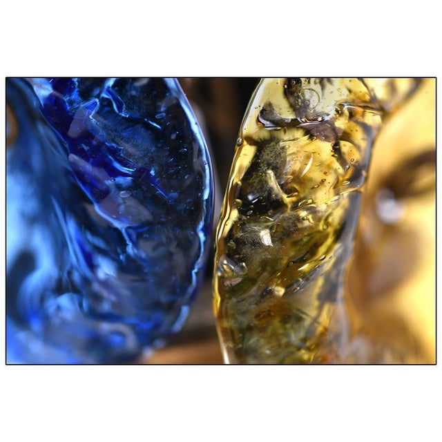 Murano Glass Lamp For Sale - Image 5 of 10