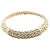 18k Yellow Gold Diamond and Sapphire Vintage Vannerie Basket Weave Necklace by Tiffany & Co. *This necklace has been...
