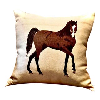 Country Pillow by Pierre D’Argent: The Horse For Sale