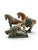 A decorative set of three Chinese-style ceramic horse figures inspired by Tang dynasty forms. Each horse is individually...