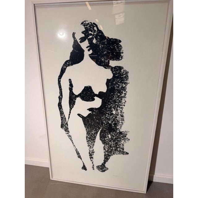 Maurits Van Saene, Nude Figurative Composition, 20th Century, Lithograph, Framed For Sale - Image 4 of 7