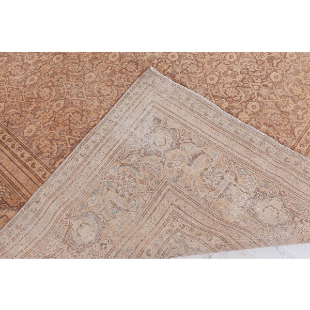 Fine 1920s Persian Handmade Wool Tabriz For Sale - Image 4 of 6