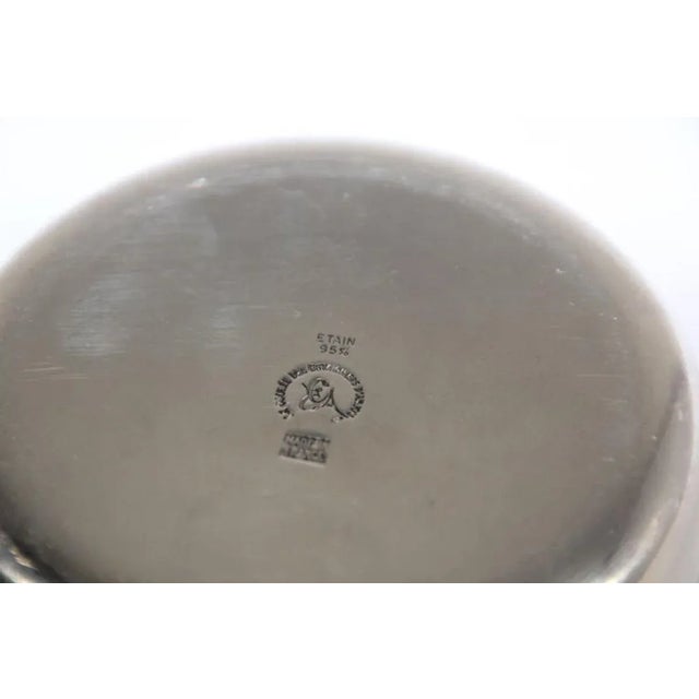 Chrome Vintage Collectible Casino Monte Carlo Wine Tester in Pewter For Sale - Image 8 of 13