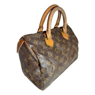 Vintage LOUIS VUITTON Brown Monogram Canvas Speedy 30, Most popular Mini Bag For Sale