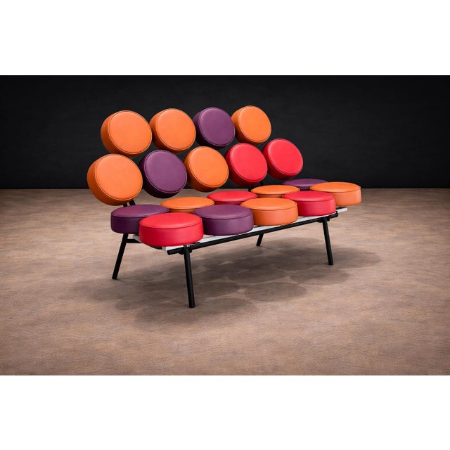 George Nelson Marshmallow” Sofa, George Nelson, 1956 - Lot 418A For Sale - Image 4 of 12