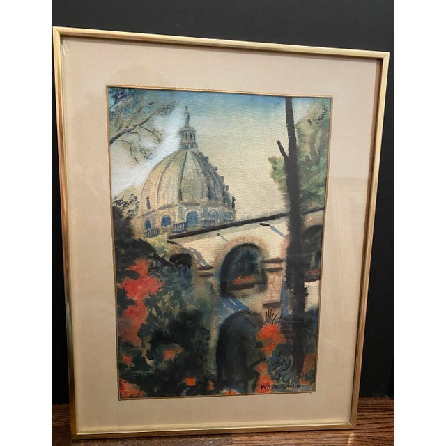 Mid Century Painting, San Miguel Allende For Sale In Houston - Image 6 of 11