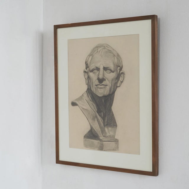 Pencil drawing of a Roman man by Anton Pieck (1895-1987). When viewed up close the craftsmanship of Anton Pieck is...