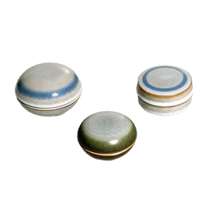 Italian Pottery Boxes by Nanni Valentini for Ceramiche Arcore, 1970s, Set of 3