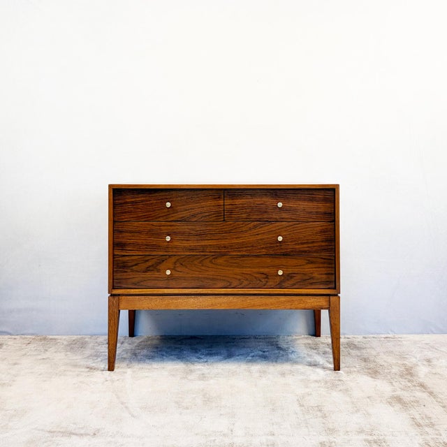 M Range Chest of Drawers in Walnut by Peter Hayward for Uniflex, 1960s For Sale - Image 13 of 13