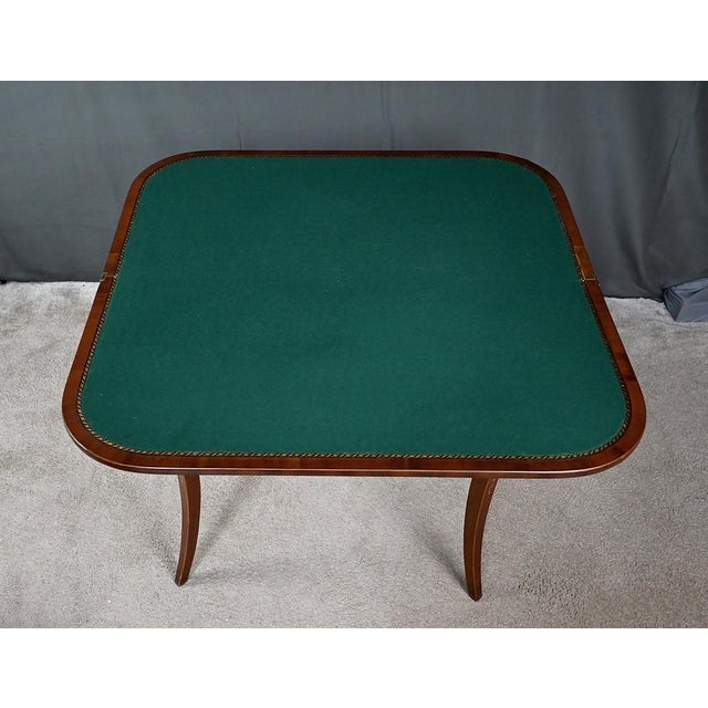 Mahogany Game Console Table, 1920s For Sale - Image 17 of 18