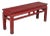 19th Century Chinese Qing Dynasty Red Lacquered Bench For Sale