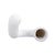 White White Abstract Curved Tube Vase Tall For Sale - Image 8 of 11
