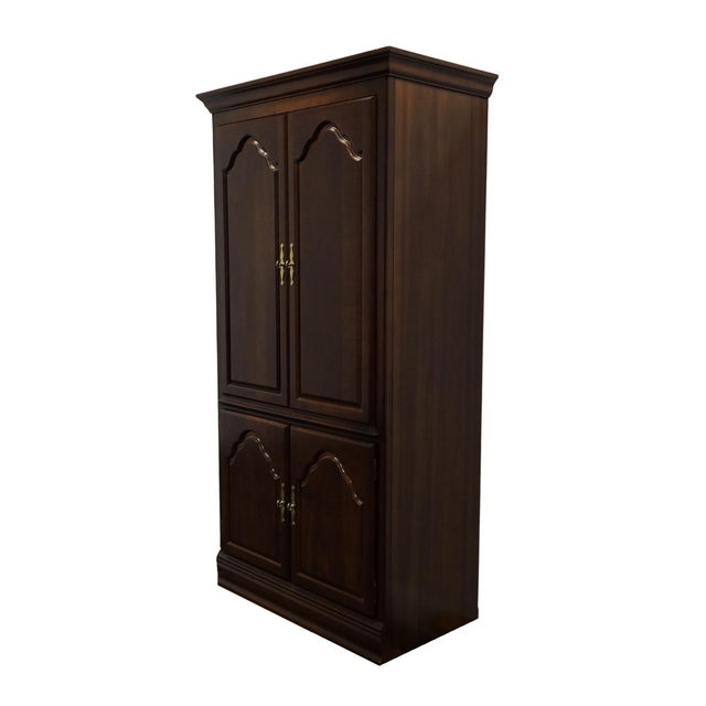 Traditional Kincaid Furniture Cherry Mountain III Solid Cherry Traditional Style 38" Media Armoire 81-035 For Sale - Image 3 of 13