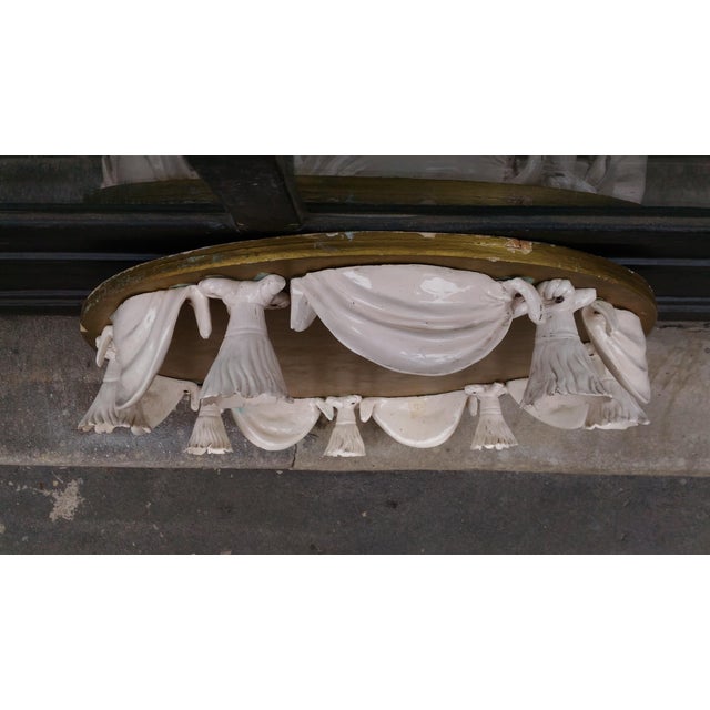 1960s 6-Light Ceiling Light in White Egle Pozzi Porcelain, 1963 For Sale - Image 5 of 14