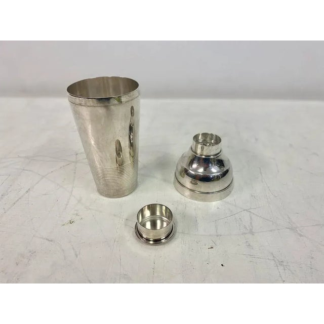 Metal Cocktail Shaker by Luc Lanel for Christofle For Sale - Image 3 of 11