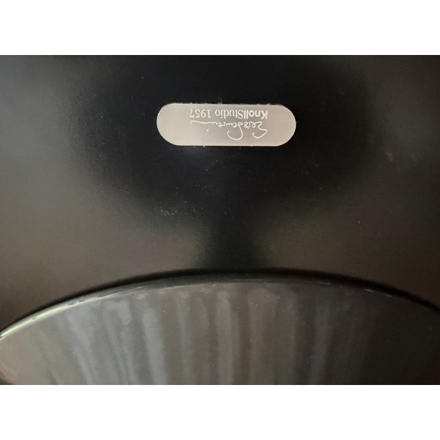 Black 96" Authentic Knoll Saarinen Oval Table For Sale - Image 8 of 8