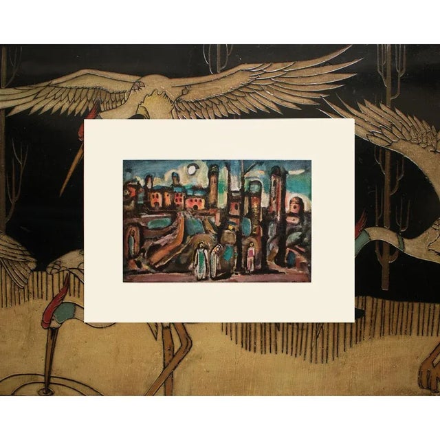 The School of Paris 1950s After Georges Rouault, First Edition Period Lithograph "The Humane Landscape" For Sale - Image 3 of 8