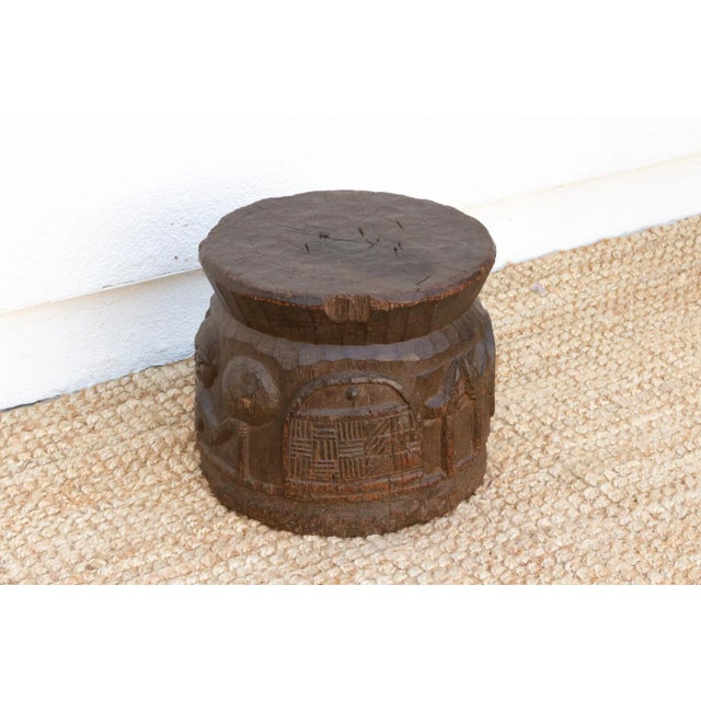 Antique Yoruba Shango African Stool For Sale In Los Angeles - Image 6 of 11