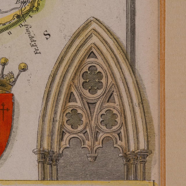 1850's Antique County Map For Sale - Image 10 of 12