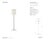 Thomas O'Brien by Visual Comfort Signature Caron Floor Lamp in Bronze and Hand-Rubbed Antique Brass with Linen Shade...