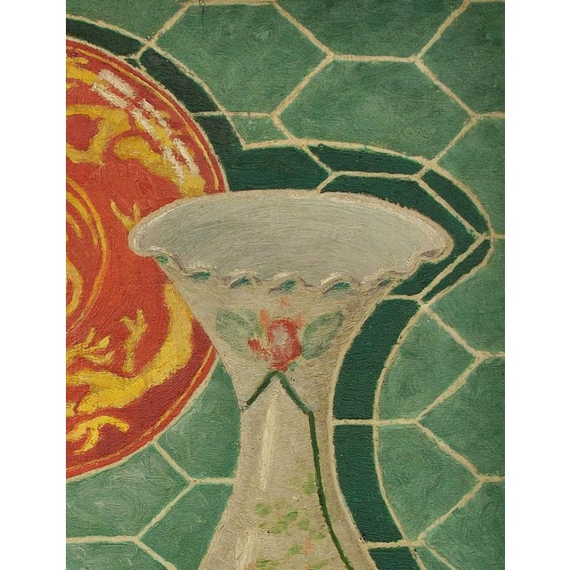 Wood Denis Mitchell, Still Life, Oil Painting, 1944, Framed For Sale - Image 7 of 18