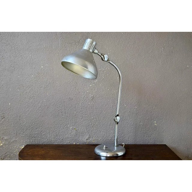 Silver GS1 Table Lamp from Jumo, 1960s For Sale - Image 8 of 8