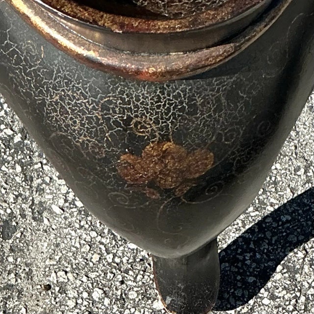 Vintage Asian Gregorius Pineo Japanned Coffee Table For Sale - Image 12 of 12