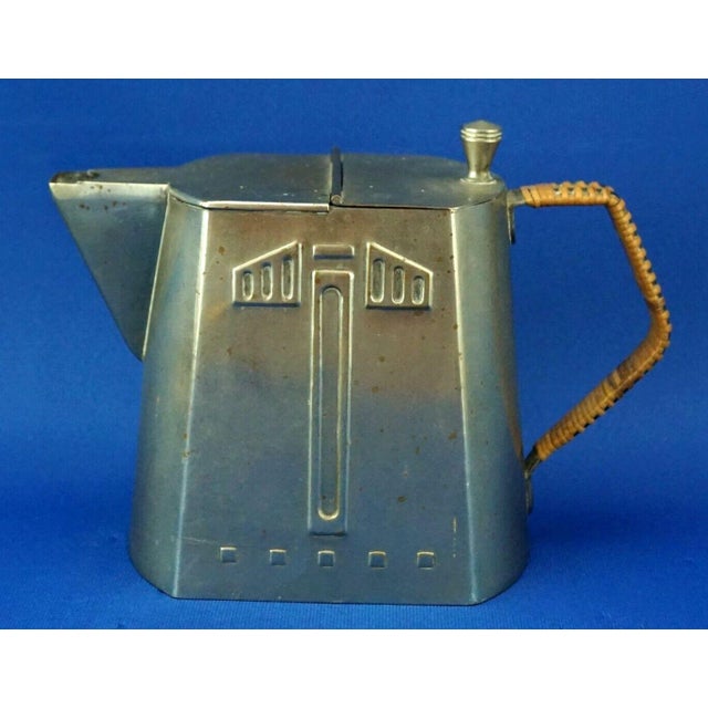 20th Century Art Deco Silver-Plated Teapot by WMF Württembergische Metallwarenfabrik, Germany, 1890s For Sale - Image 18 of 18