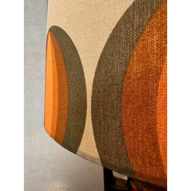 Brown Vintage Fat Lava Floor Lamp in Ceramic, 1970s For Sale - Image 8 of 10