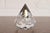 Transparent Tiffany & Co. Crystal Glass Diamond Faceted Paperweight For Sale - Image 8 of 8