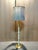 Blue Brass & Porcelain Floor Lamp For Sale - Image 8 of 10