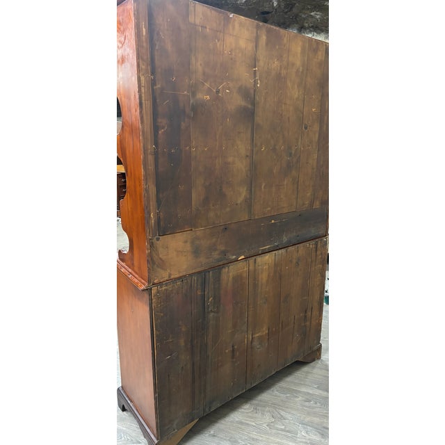 Antique American Country Stepback Hutch Welsh Cupboard For Sale - Image 12 of 12