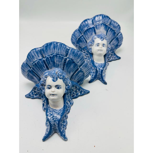 Decorative Ceramic Wall Brackets For Sale In Charleston - Image 6 of 7