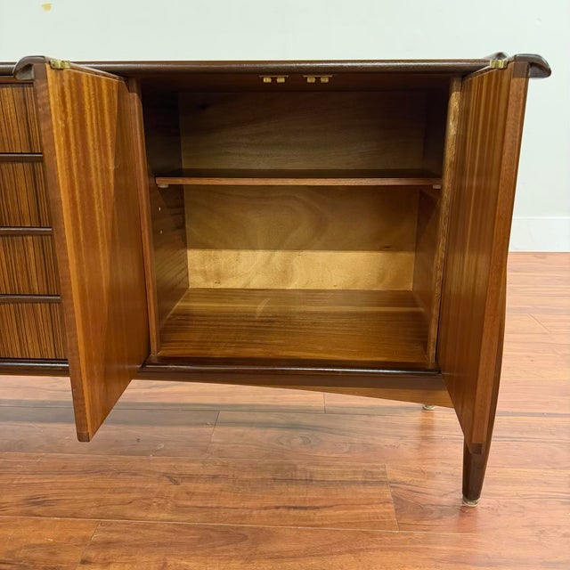 Striking Mid-Century Rocket Leg Sideboard For Sale - Image 9 of 17