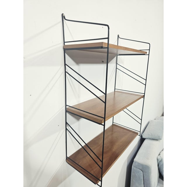 Mid-Century Modern Wall Shelf by Kajsa & Nils Nisse Strinning, 1960s For Sale - Image 10 of 14