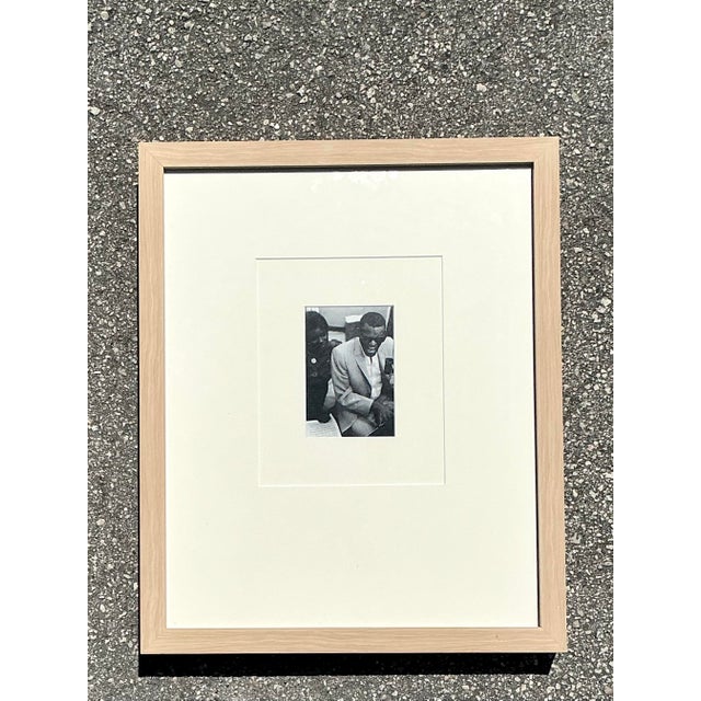 Mid-Century Modern Vintage MCM Original Tour Photograph of Ray Charles For Sale - Image 3 of 12