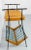 French Side Table and Magazine Rack Stand in Beech and Iron, 1950 For Sale - Image 6 of 12