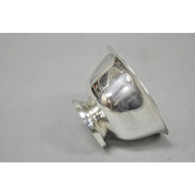 Silver Vintage Reed & Barton Paul Revere Design Silver Plated Small Nut Dish Bowl For Sale - Image 8 of 11