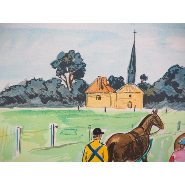 Yves Brayer, Les trotteurs, Lithograph For Sale - Image 4 of 8