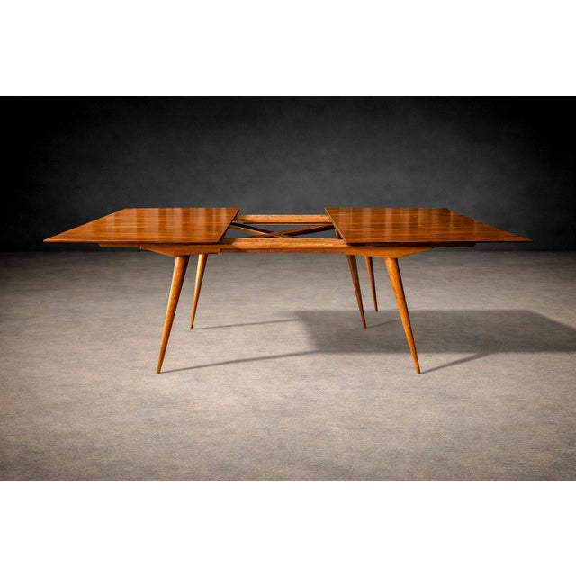 Dining Table in Caviuna, Ernesto Hauner for Mobilinea, 1950s For Sale - Image 11 of 12