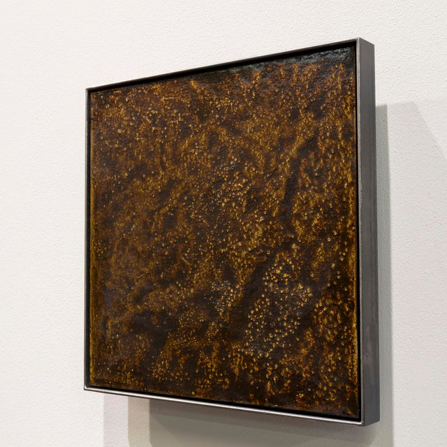 Contemporary Mats Wieslander, Whispers of the Forest No 1, 2025, Acrylic and Ink on Oxidized Sheet Metal For Sale - Image 3 of 6