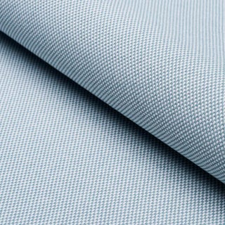 Schumacher Pippa Indoor/Outdoor Fabric In Chambray For Sale