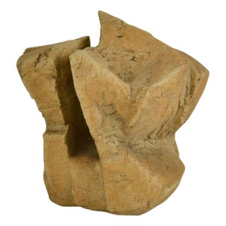 Brian Blow, Abstract Sand Colored Sculpture, 1970s, Ceramic For Sale