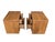 Chestnut 1980s Scandinavian Modern Solid Oak Two-Drawer Nightstands – Pair For Sale - Image 8 of 15