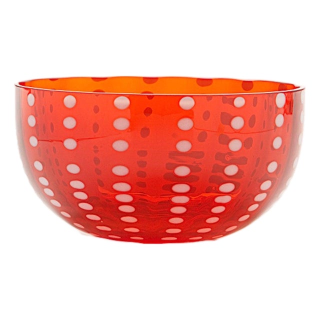 Zafferano Perle Small Bowl (Set of 4) - Red For Sale
